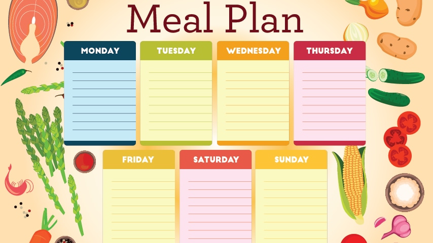 weekly meal plan