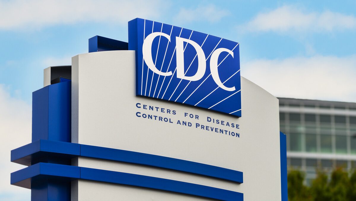 This photo shows the CDC sign near Clifton Rd. with Building 21 in the background at the Roybal campus in Atlanta, GA.