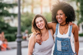 two women