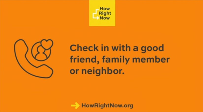 How Right Now program ad