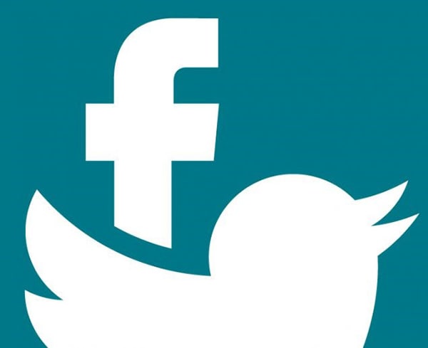 Facebook and Twitter Icons