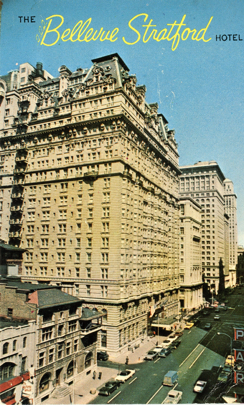 Bellvue-Stratford Hotel Postcard