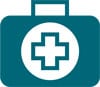 Medical box icon