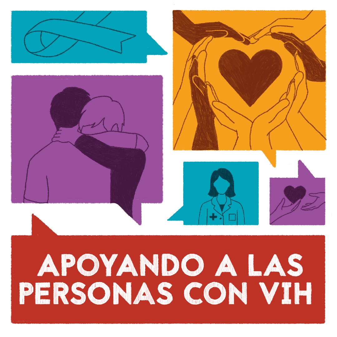 Apoyando a las personas con el VIH