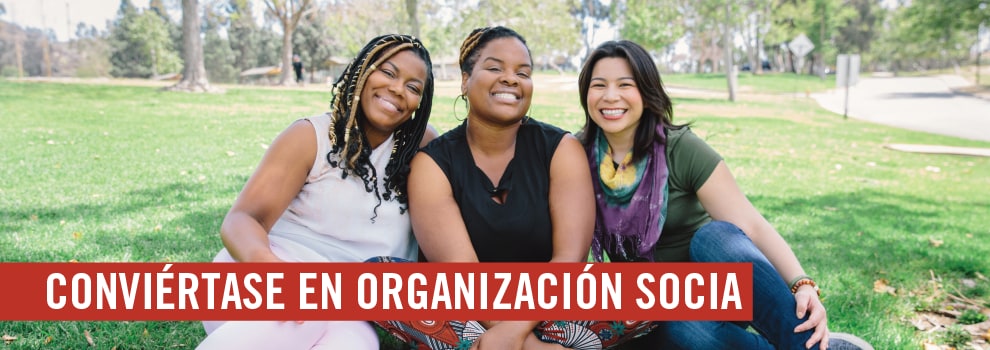 Conviértase en organización socia