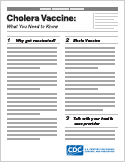 Cholera vaccine